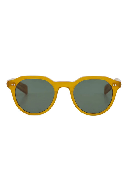  Eyevan7285 Round-frame Acetate Sunglasses - Yellow 