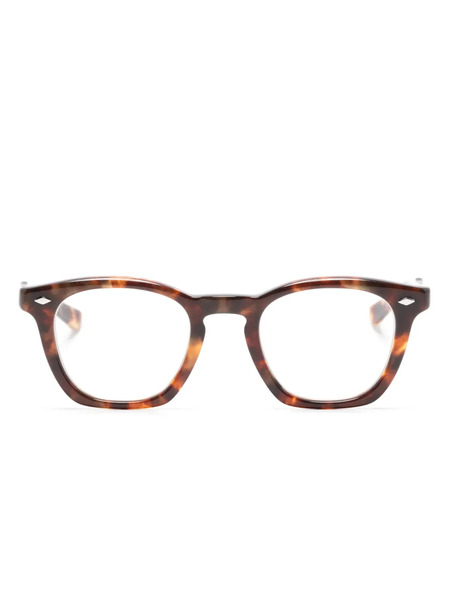  Eyevan7285 Tortoiseshell Round-frame Sunglasses - Brown 