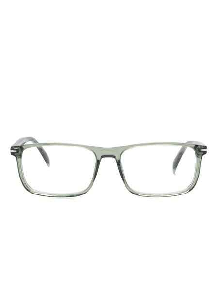  Eyewear By David Beckham Rectangle-frame Glasses - Green 