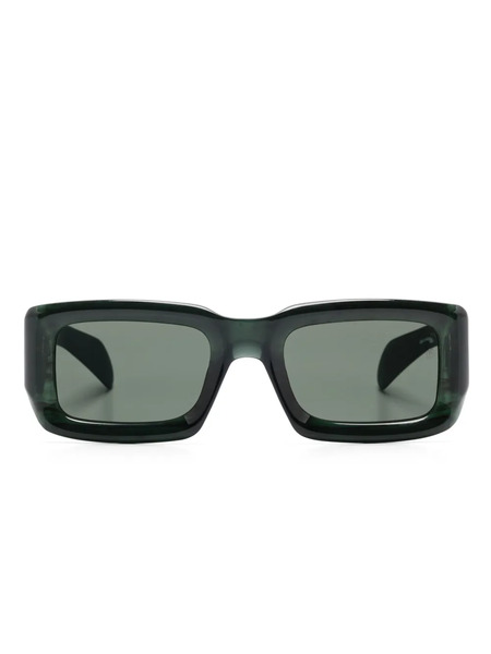  Eyewear By David Beckham Rectangle-frame Sunglasses - Green 