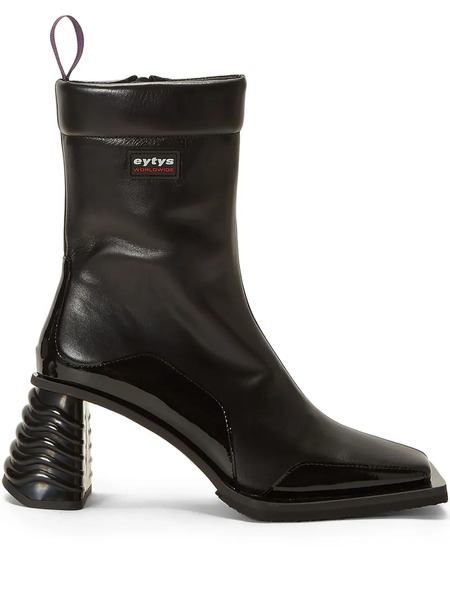  Eytys Gaia Leather Boots - Black 