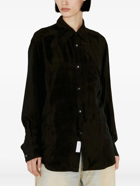  Eytys Ottis Logo-patch Shirt - Black 