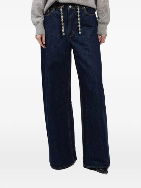  Ezr Wide-leg Jeans - Blue 