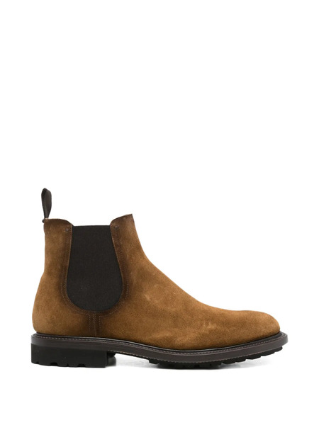  Fabi Elasticised Leather Boots - Brown 
