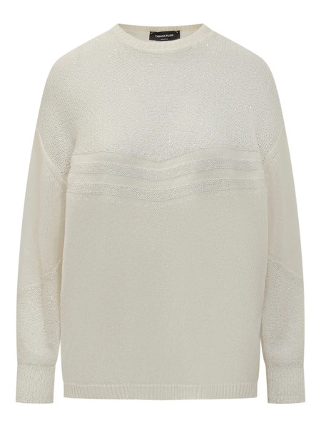  Fabiana Filippi Sequined Sweater - Neutrals 