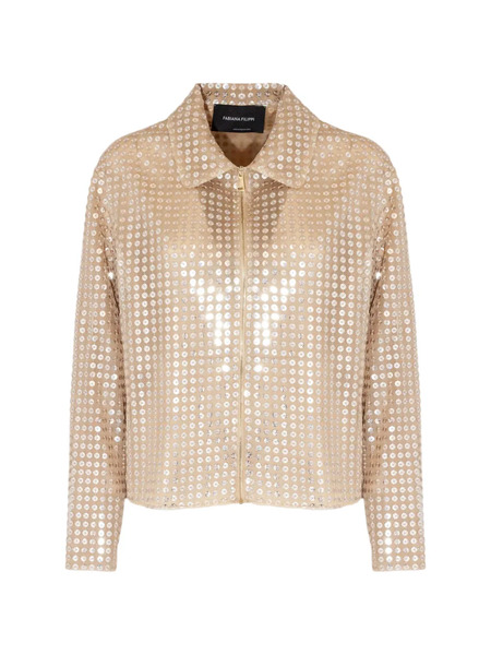  Fabiana Filippi Sequinned Jacket - Neutrals 