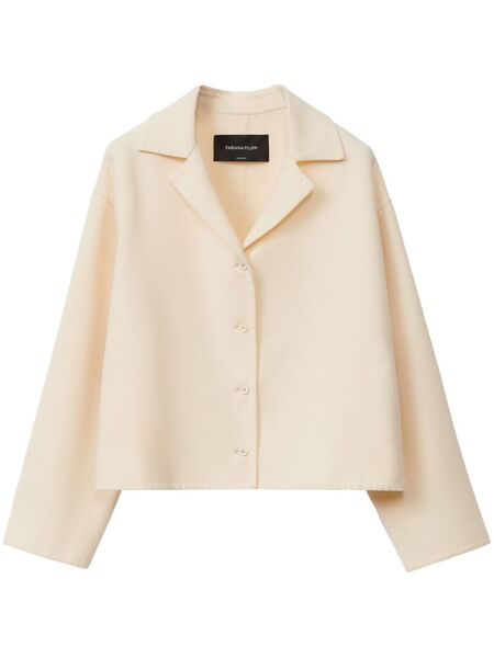  Fabiana Filippi Wool Jacket - Neutrals 