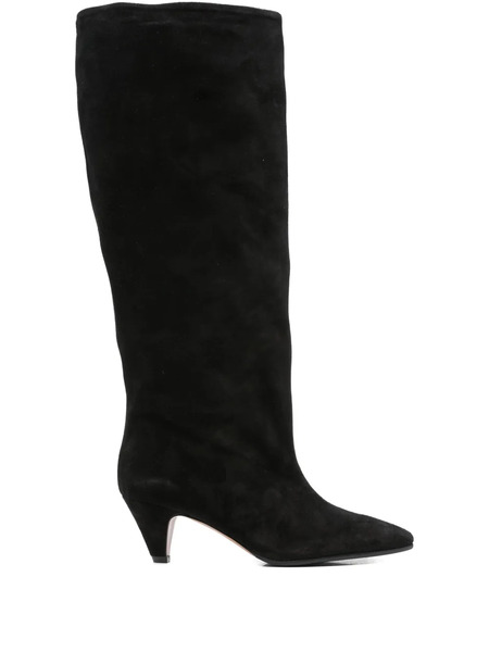  Fabio Rusconi Suede Knee-high Boots - Black 