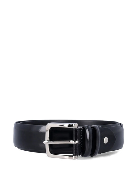  Fabrizio Mancini Leather Belt - Black 