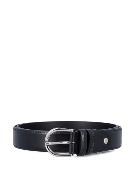  Fabrizio Mancini Leather Belt - Black 