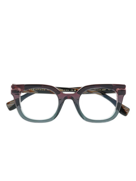  Face à Face Friday Square-frame Glasses - Purple 