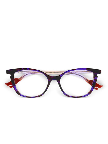  Face à Face Rectangle-frame Glasses - Purple 