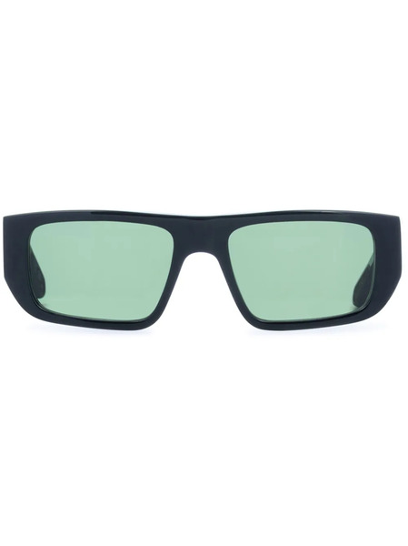  Face Hide Broken Vision Sunglasses - Black 