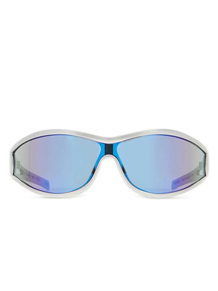  Face Hide Bullet Sunglasses - Silver 