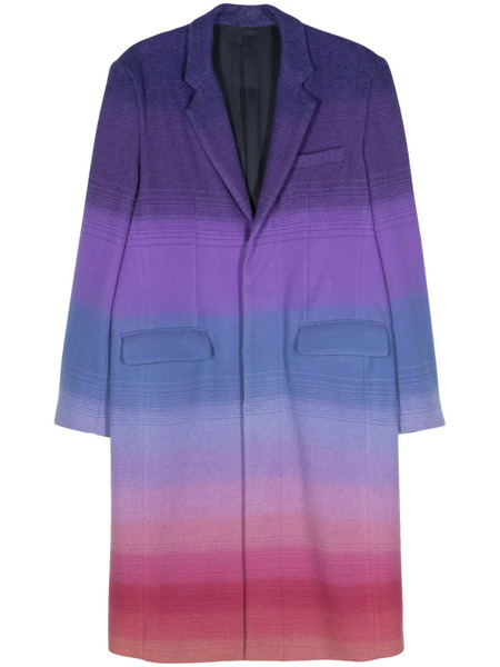  Facetasm Single-breasted Gradient-effect Coat - Purple 