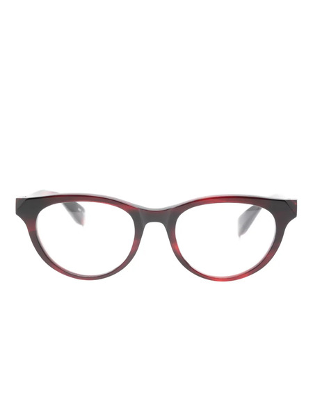  Factory900 Geometric-frame Glasses - Red 