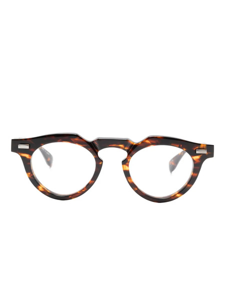  Factory900 Round-frame Glasses - Brown 