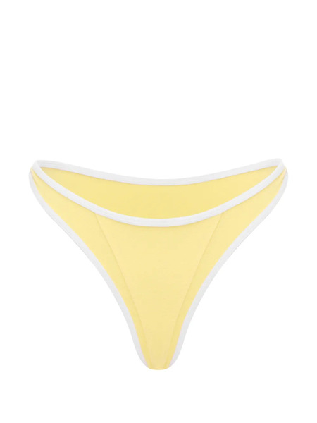  Fae Swim Hailey Piped Bikini Bottoms - Yellow 