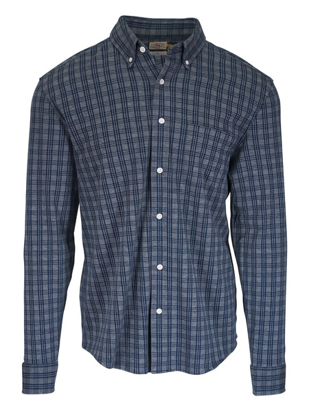  Faherty Button-down Checked Shirt - Blue 