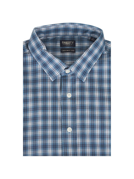  Faherty Plaid Shirt - Blue 