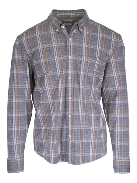  Faherty Plaid Shirt - Grey 