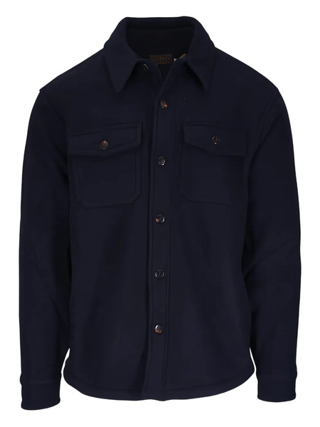  Faherty Range Buttoned Pocket Overshirt - Blue 