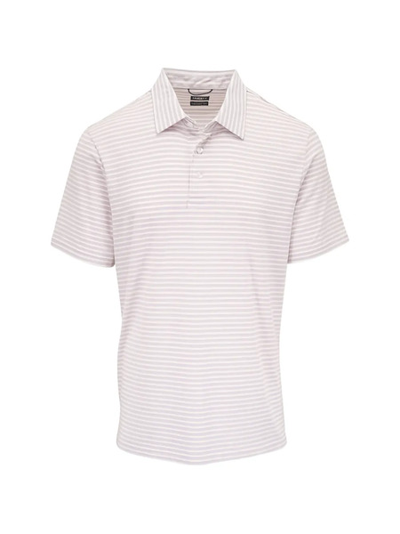  Faherty Striped Polo Shirt - Purple 