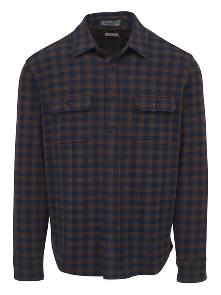  Faherty Two-pocket Check Shirt - Brown 