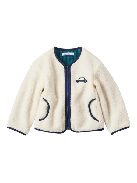  Familiar Car-patch Jacket - Neutrals 