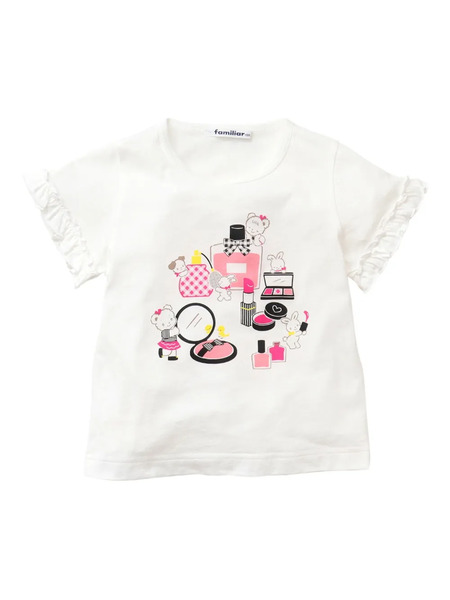  Familiar Cotton T-shirt - White 