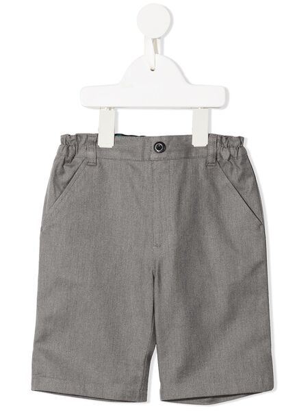  Familiar Elasticated Straight-leg Trousers - Grey 