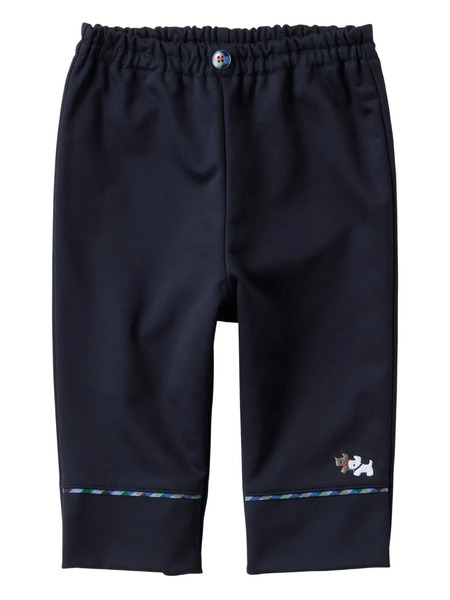  Familiar Embroidered Trousers - Blue 