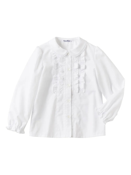  Familiar Ruched Blouse - White 