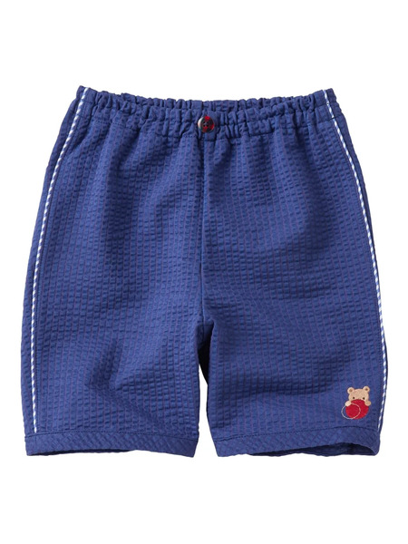  Familiar Textured Trousers - Blue 