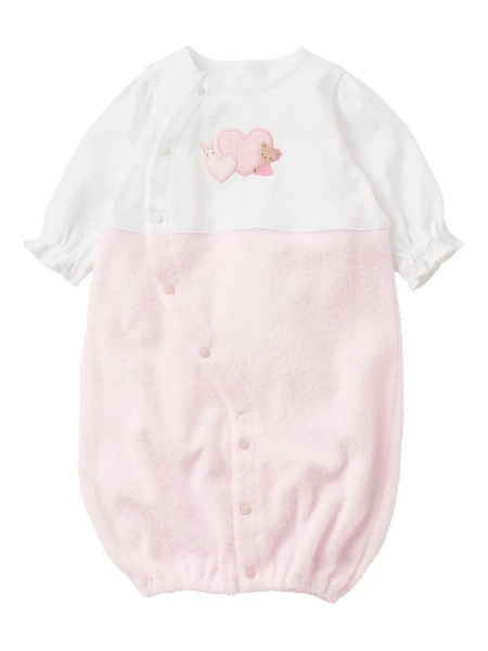  Familiar Two-tone Pajamas - Pink 