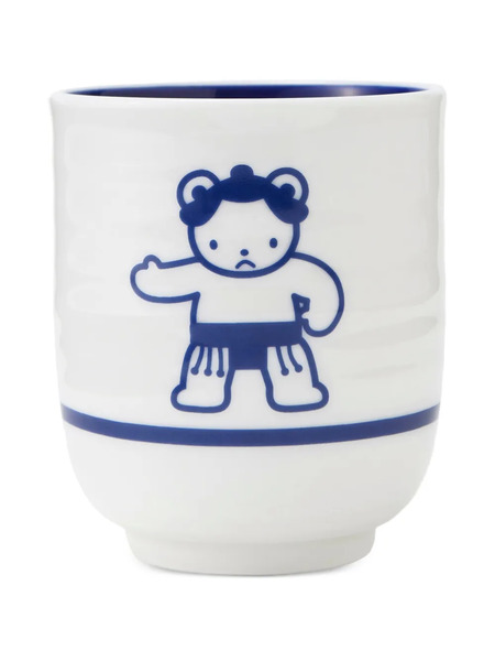  Familiar X Japan Sumo Association Tea Cup - White 