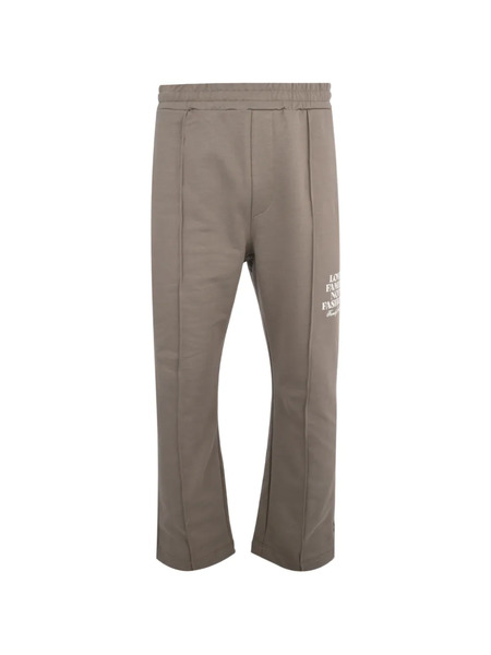  Family First Elasticated-waist Track Pants - Neutrals 