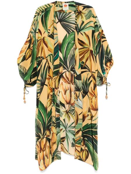  Farm Rio Bananart Coat - Yellow 