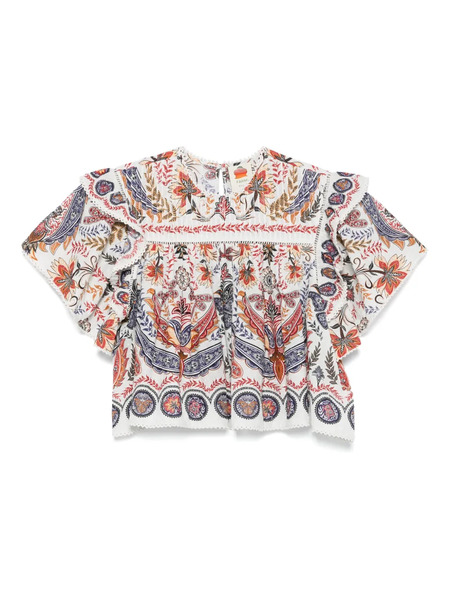  Farm Rio Boho Glam Blouse - White 