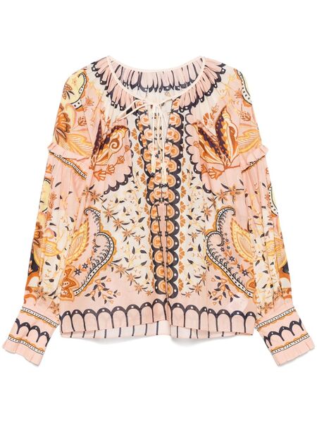  Farm Rio Jaipur Blouse - Pink 
