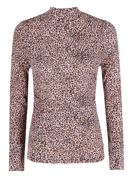  Farm Rio Leopard-print Top - Pink 