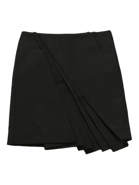  Fax Copy Express Wrap Skirt - Black 