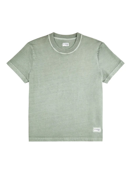  Fay Archive Ribbed T-shirt - Green 