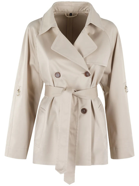  Fay Belted Trench Coat - Neutrals 