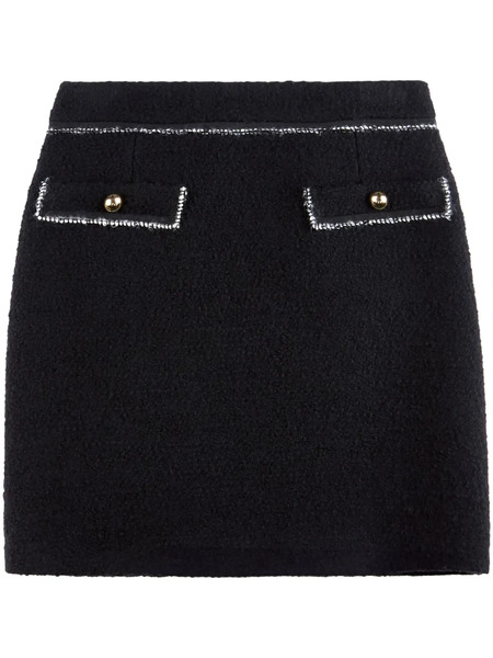  Fay Bouclé Mini Skirt - Black 