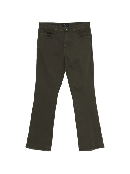  Fay Button-fastening Jeans - Green 
