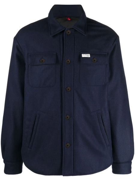  Fay Button-up Shirt Jacket - Blue 