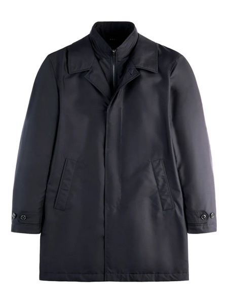  Fay Collared Zip-up Coat - Black 