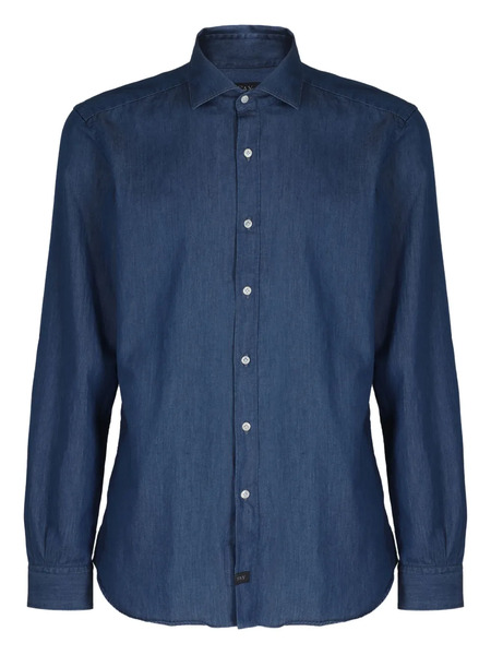  Fay Cotton Shirt - Blue 