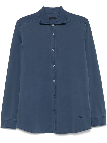  Fay Cotton Shirt - Blue 